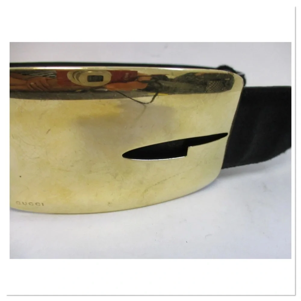Gucci Pony Hair Large Logo Belt size XS - Picture 6 of 11